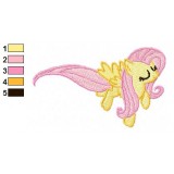 Fluttershy My Little Pony Embroidery Design 04